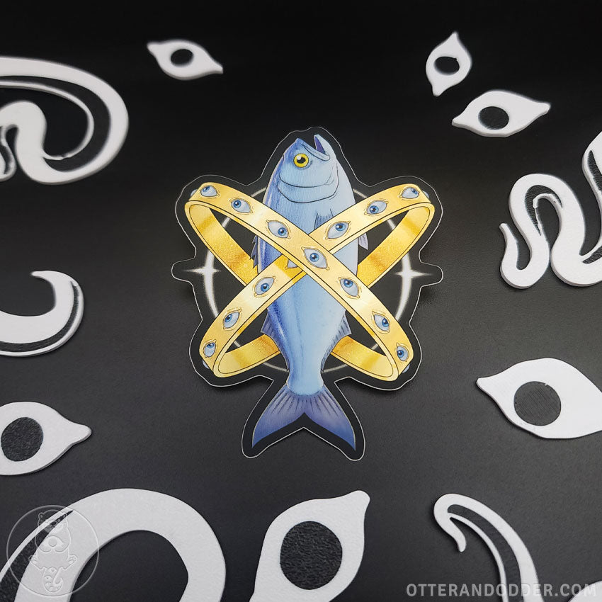 Angelic Bluefish Sticker