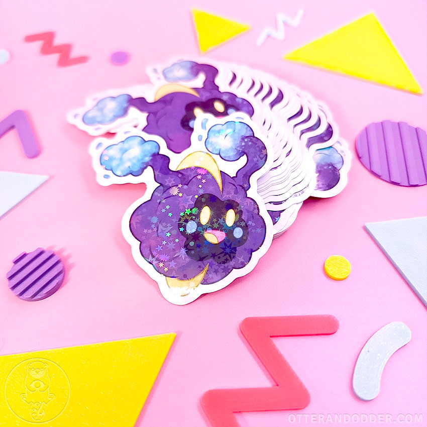 Cosmog Holographic Sticker