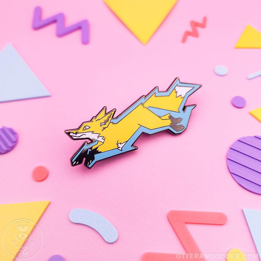 Electric Fox Pin