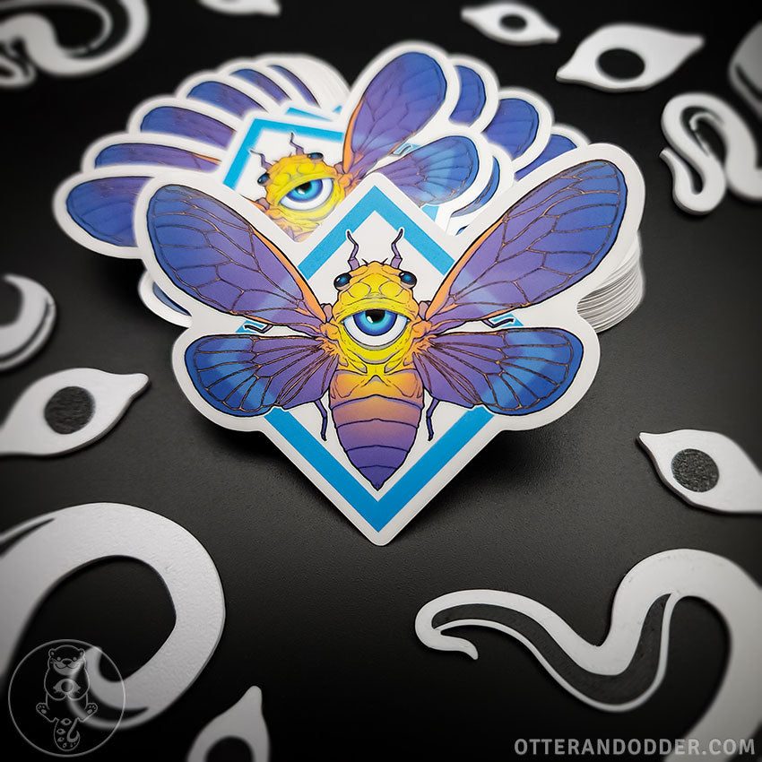 Cicada Eye Sticker