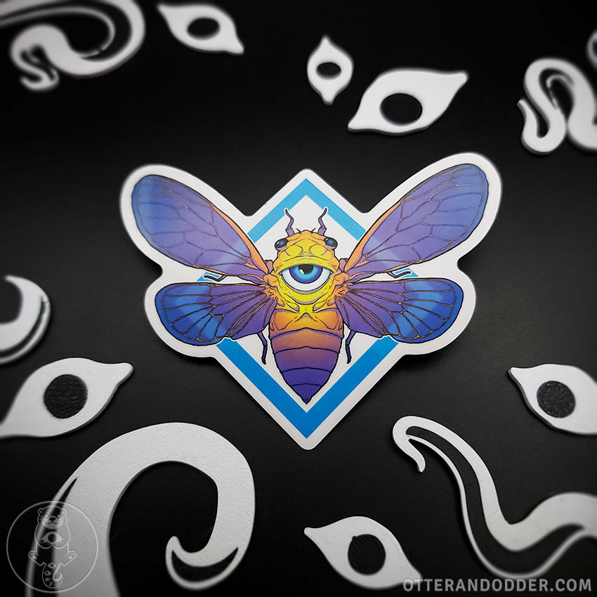 Cicada Eye Sticker