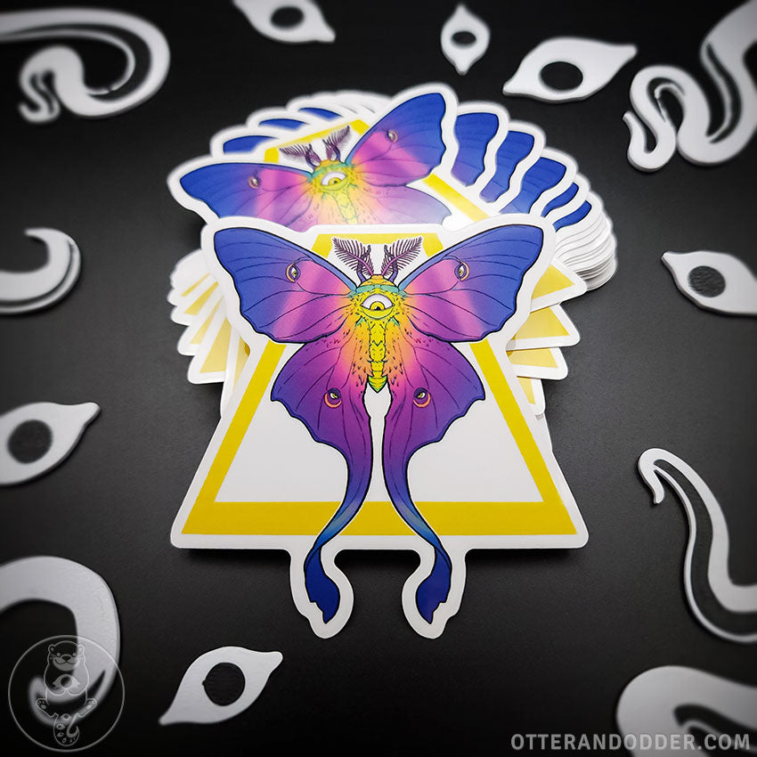 Luna Moth Eye Sticker