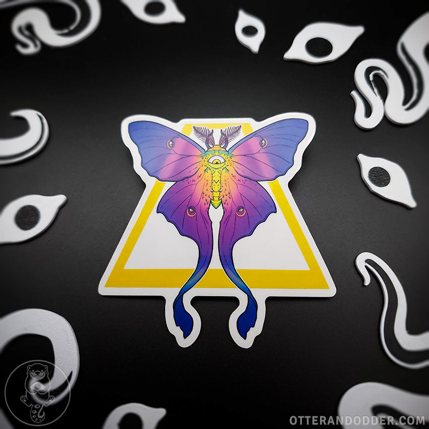 Luna Moth Eye Sticker