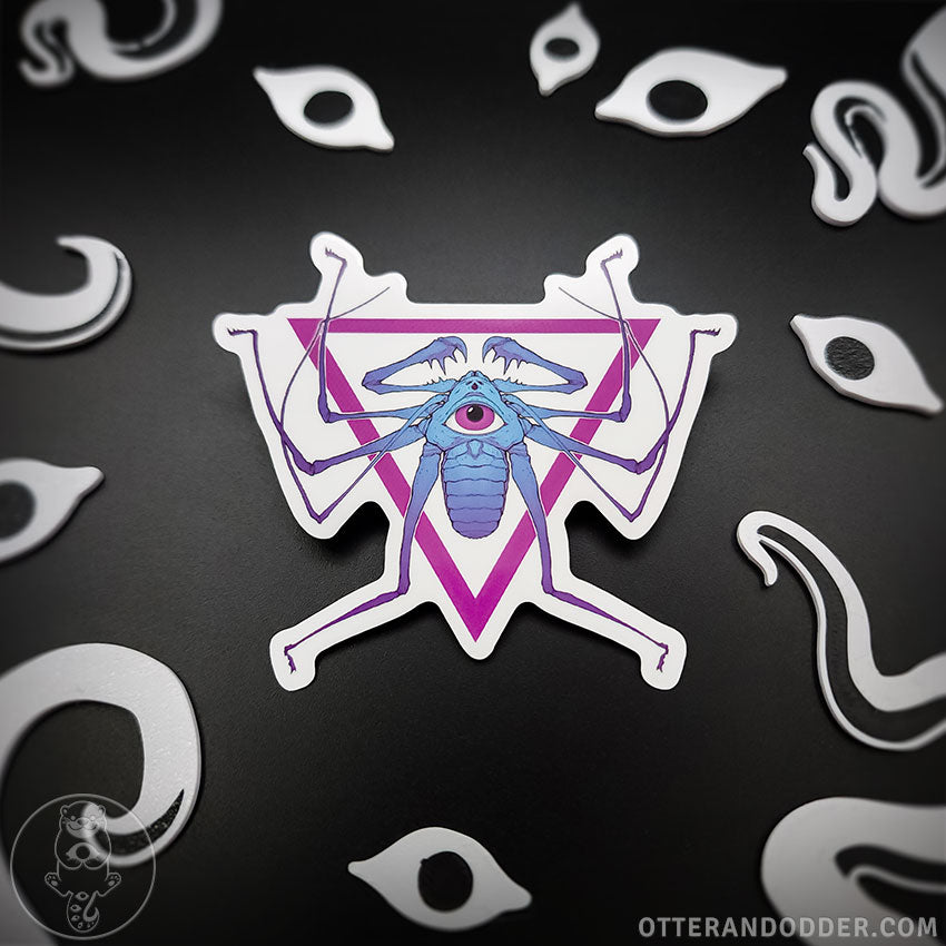 Whip Spider Eye Sticker