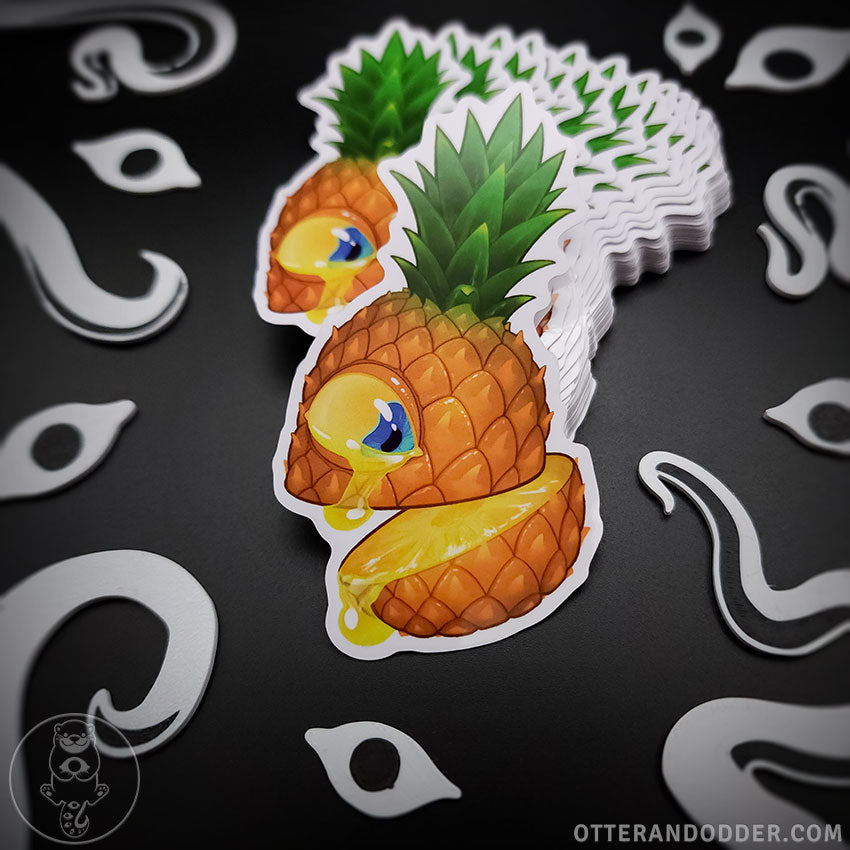 Crying Pineapple Sticker