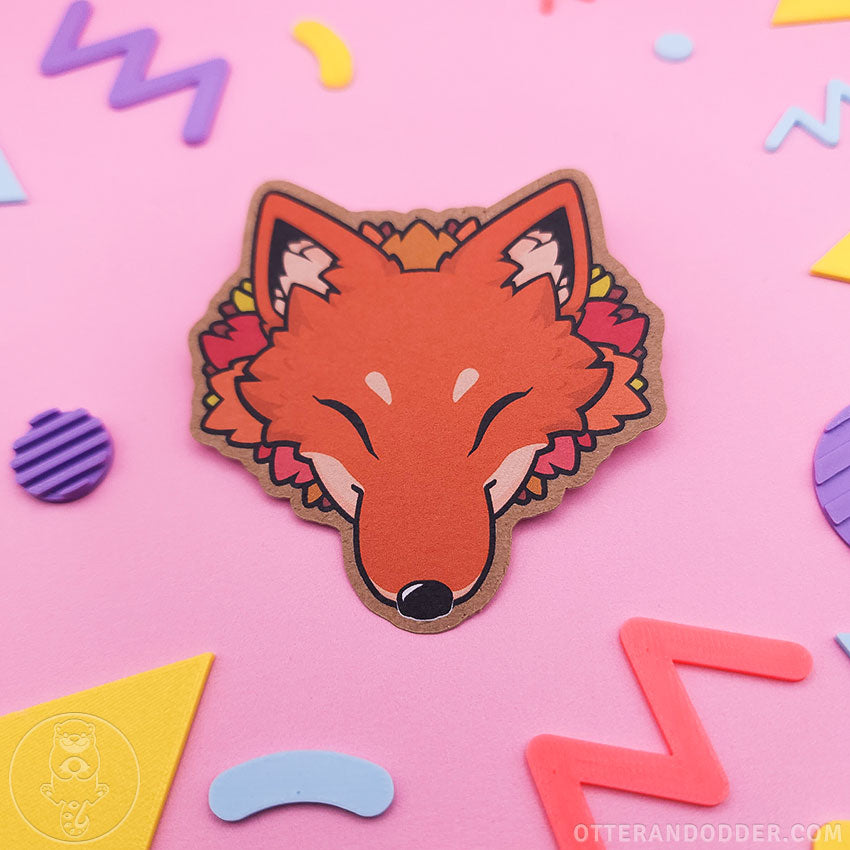 Fall Fox Sticker