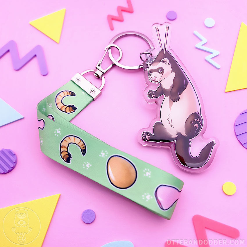 Animal Snacks Keychain - Ferret