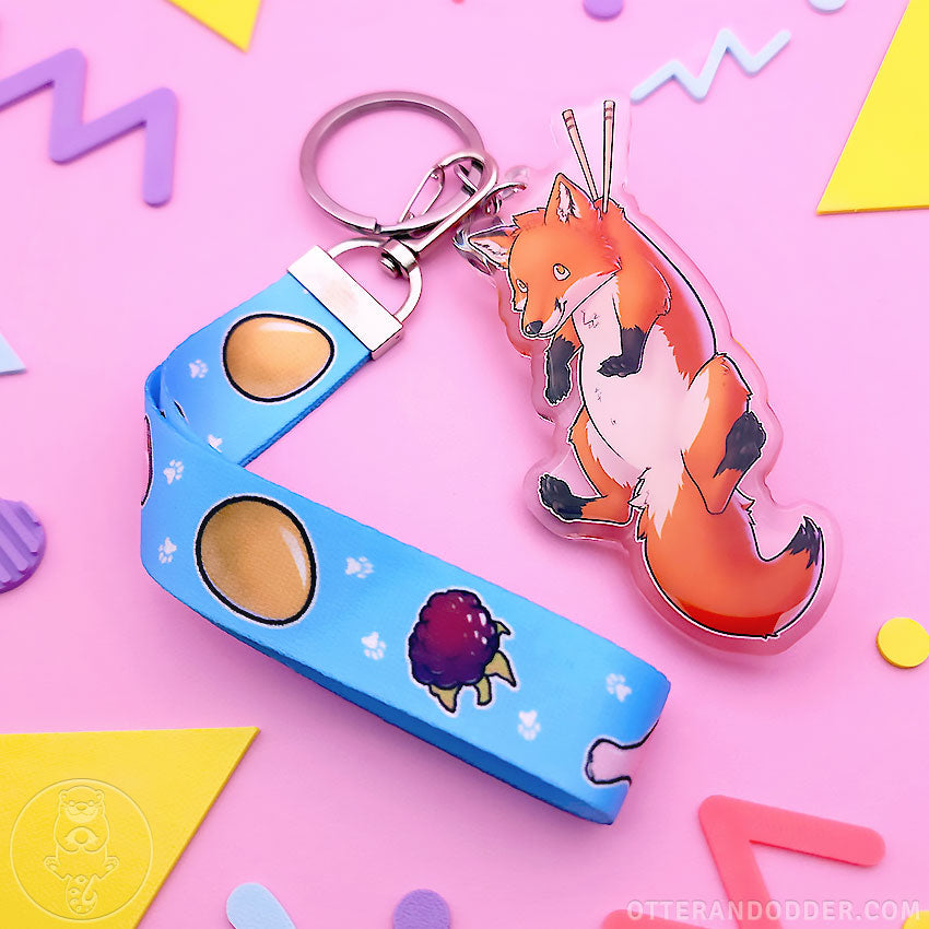 Animal Snacks Keychain - Red Fox