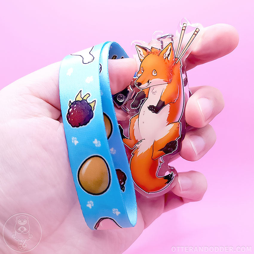 Animal Snacks Keychain - Red Fox