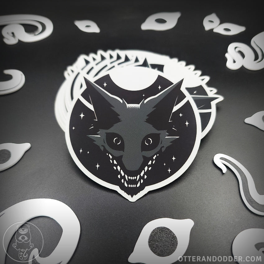 Moonlight Grin Sticker