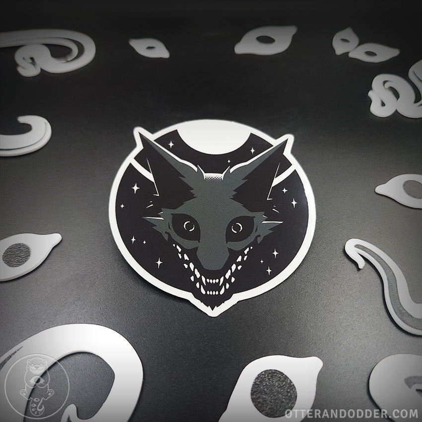 Moonlight Grin Sticker