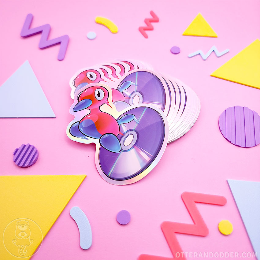 Porygon 2 Holographic Sticker