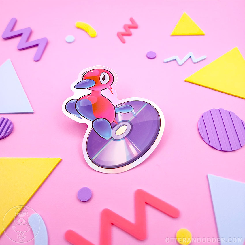 Porygon 2 Holographic Sticker