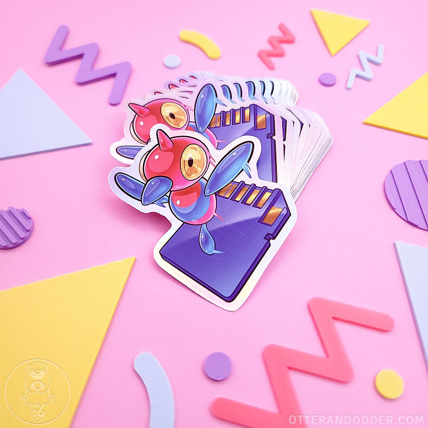 Porygon-Z Holographic Sticker