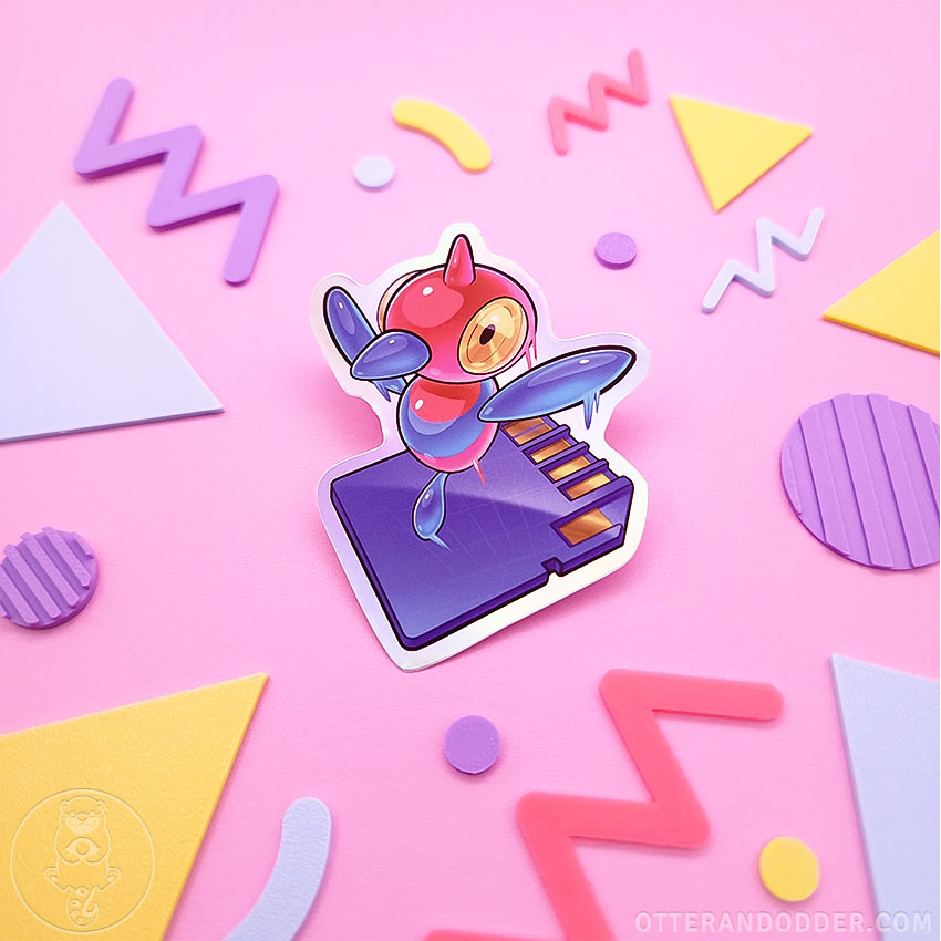 Porygon-Z Holographic Sticker