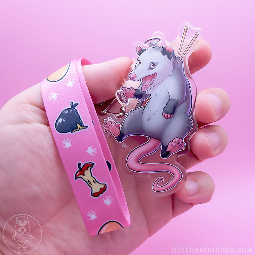 Animal Snacks Keychain - Opossum