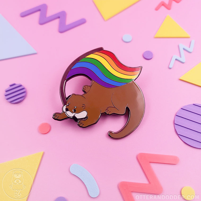 Pride Otter Pin