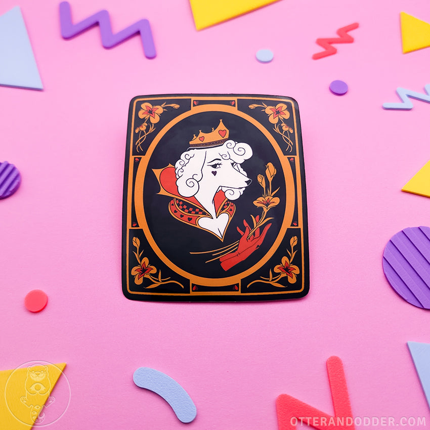 Queen Of Hearts Sticker