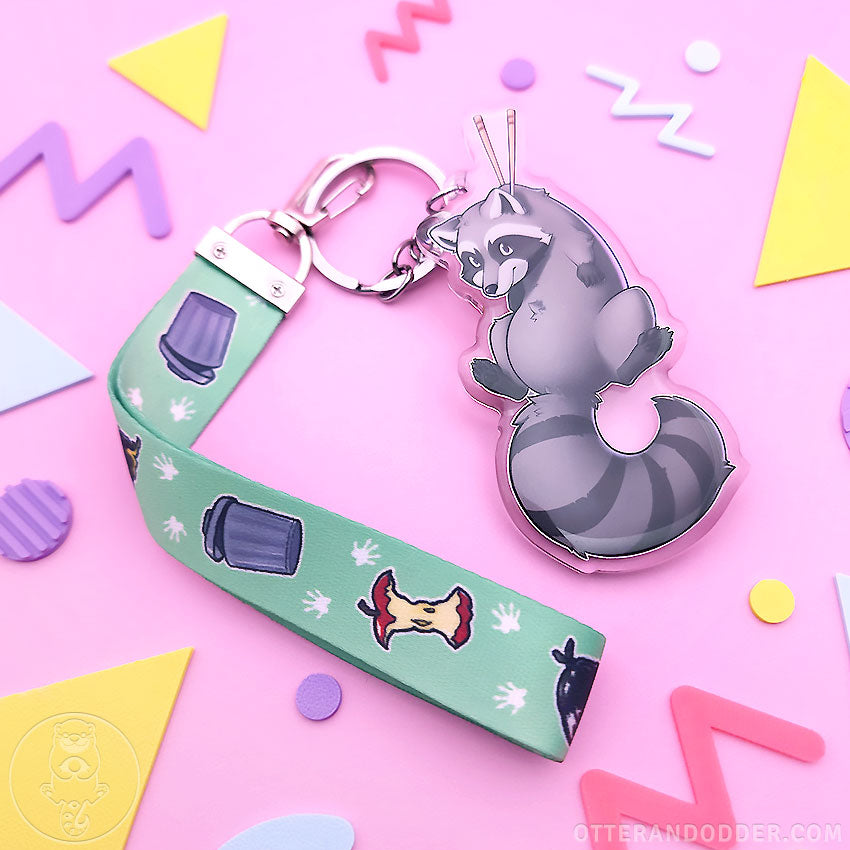 Animal Snacks Keychain - Raccoon