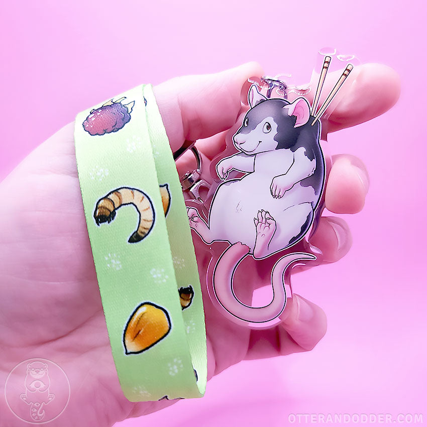 Animal Snacks Keychain - Rat