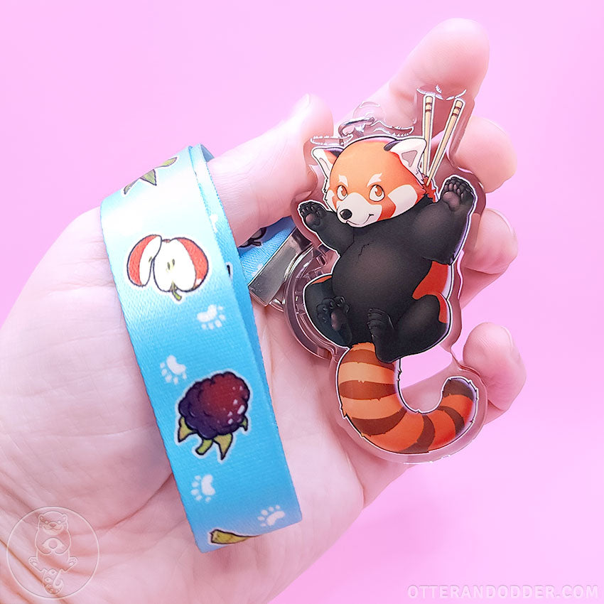 Animal Snacks Keychain - Red Panda