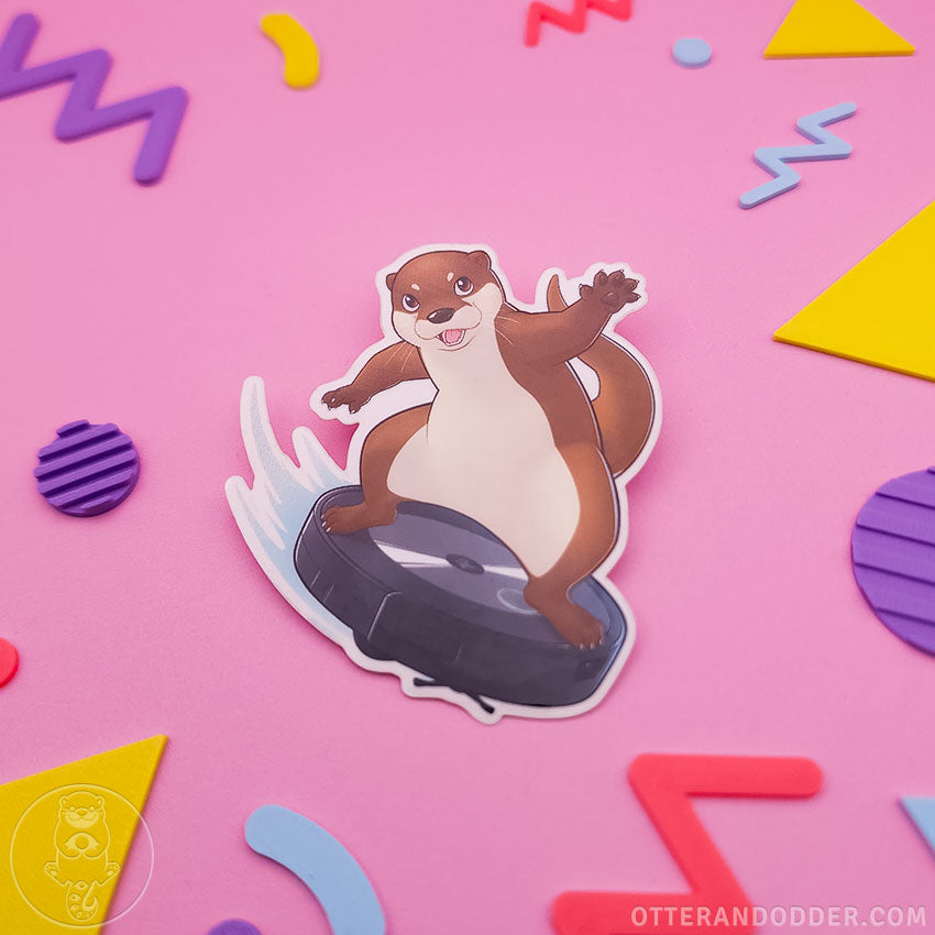 Roomba Otter Sticker