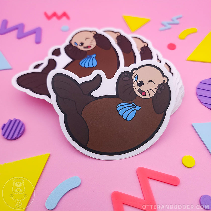 Sea Otter Sticker