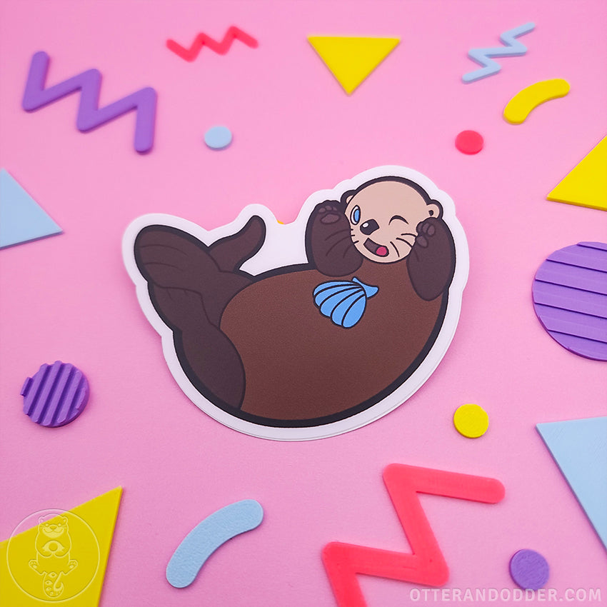 Sea Otter Sticker