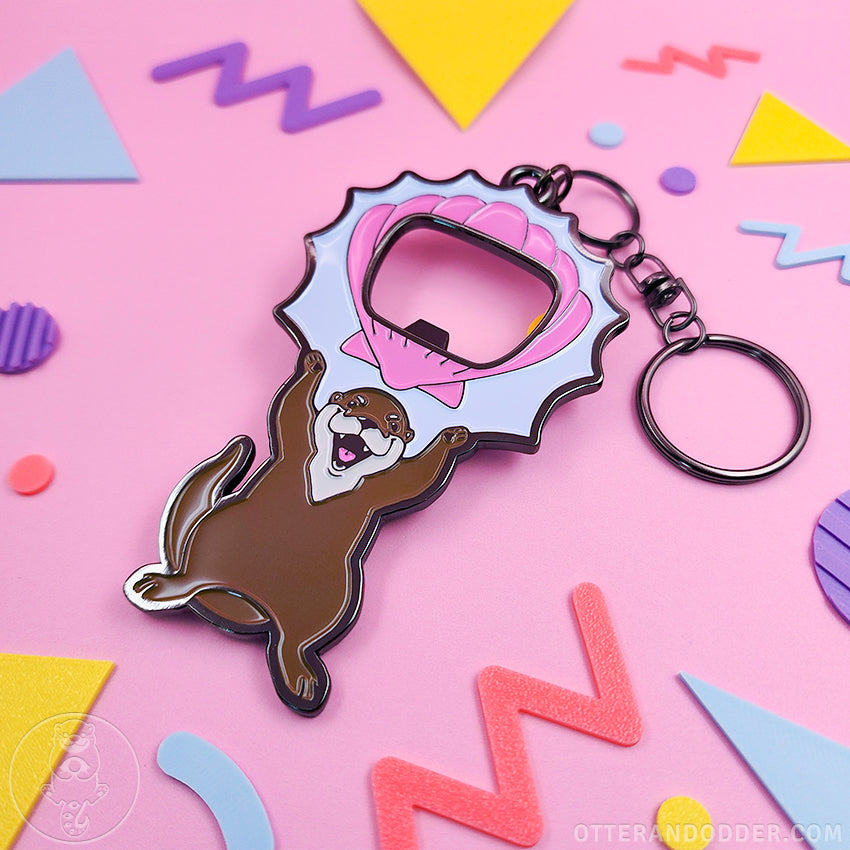 Shell Otter Bottle Opener