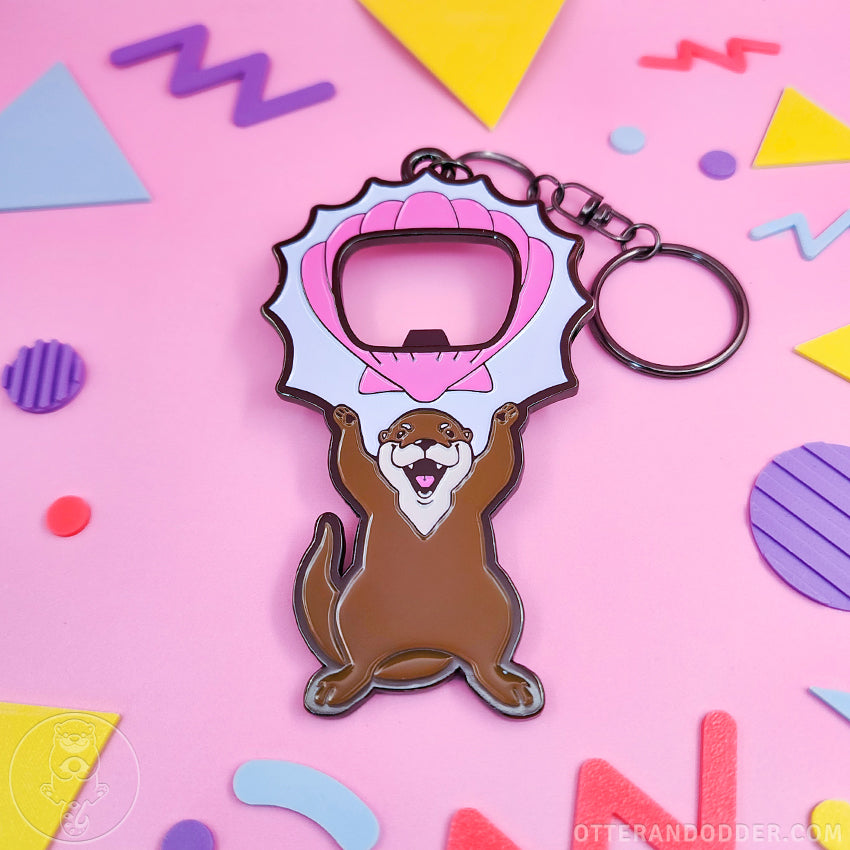 Shell Otter Bottle Opener