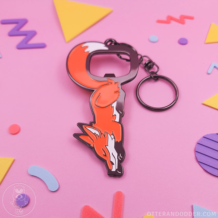 Sleeping Fox Bottle Opener