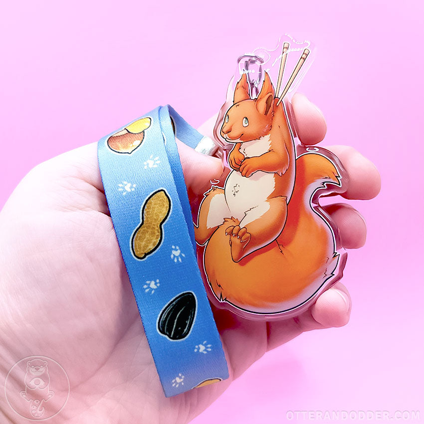 Animal Snacks Keychain - Squirrel