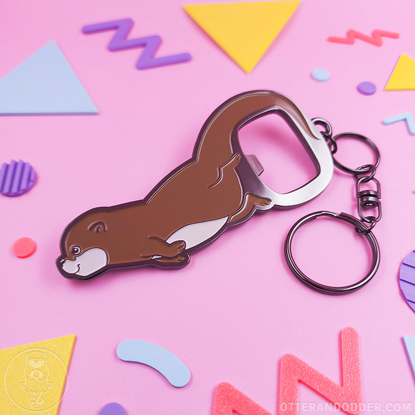 Swimming Otter Bottle Opener