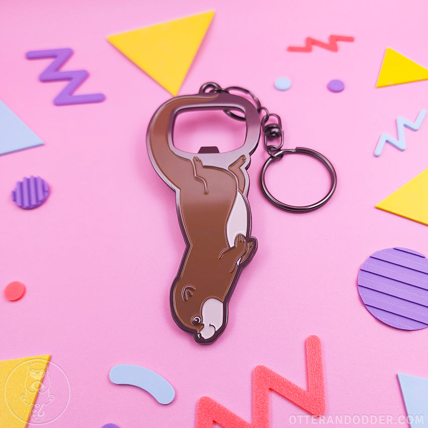 Swimming Otter Bottle Opener