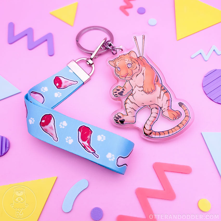 Animal Snacks Keychain - Tiger