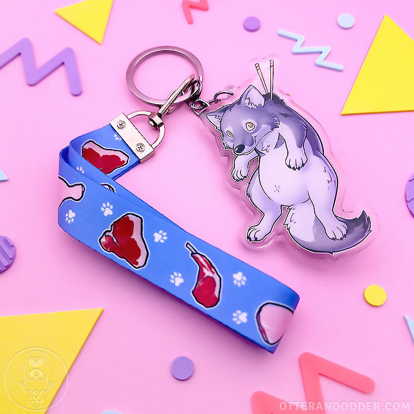 Animal Snacks Keychain - Wolf